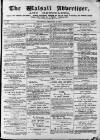 Walsall Advertiser Saturday 07 January 1871 Page 1