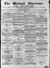 Walsall Advertiser Tuesday 17 January 1871 Page 1