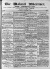 Walsall Advertiser Saturday 11 February 1871 Page 1