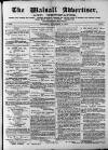 Walsall Advertiser Saturday 04 November 1871 Page 1