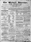 Walsall Advertiser Saturday 06 January 1872 Page 1