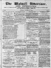 Walsall Advertiser Tuesday 16 January 1872 Page 1