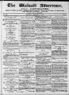 Walsall Advertiser Saturday 27 January 1872 Page 1