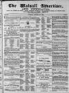 Walsall Advertiser Tuesday 27 August 1872 Page 1