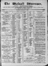 Walsall Advertiser Saturday 11 January 1873 Page 1