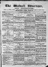 Walsall Advertiser Saturday 11 October 1873 Page 1