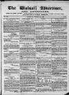 Walsall Advertiser Saturday 18 October 1873 Page 1