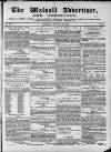 Walsall Advertiser Saturday 25 October 1873 Page 1