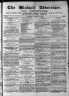 Walsall Advertiser Saturday 03 October 1874 Page 1