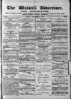 Walsall Advertiser Tuesday 10 November 1874 Page 1