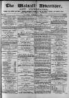 Walsall Advertiser Saturday 30 January 1875 Page 1
