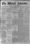 Walsall Advertiser Tuesday 30 November 1875 Page 1