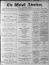 Walsall Advertiser Tuesday 06 March 1877 Page 1