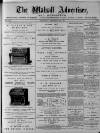 Walsall Advertiser Saturday 22 September 1877 Page 1