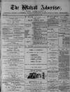 Walsall Advertiser Saturday 15 June 1878 Page 1
