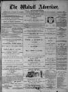Walsall Advertiser Tuesday 01 October 1878 Page 1