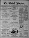 Walsall Advertiser Tuesday 29 October 1878 Page 1