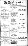 Walsall Advertiser Saturday 15 February 1879 Page 1