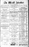 Walsall Advertiser Saturday 19 April 1879 Page 1