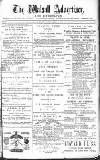 Walsall Advertiser Tuesday 07 October 1879 Page 1