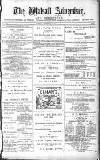Walsall Advertiser Saturday 18 September 1880 Page 1