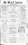 Walsall Advertiser Saturday 25 February 1882 Page 1