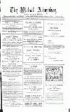 Walsall Advertiser Tuesday 18 January 1881 Page 1