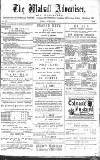 Walsall Advertiser Tuesday 07 June 1881 Page 1