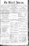 Walsall Advertiser Saturday 15 October 1881 Page 1