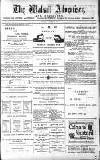 Walsall Advertiser Tuesday 01 August 1882 Page 1