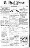Walsall Advertiser Tuesday 19 September 1882 Page 1