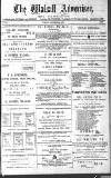 Walsall Advertiser Tuesday 04 September 1883 Page 1