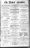 Walsall Advertiser Saturday 08 September 1883 Page 1