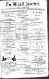 Walsall Advertiser Tuesday 19 August 1884 Page 1