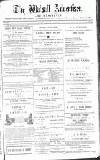 Walsall Advertiser Saturday 20 September 1884 Page 1