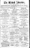 Walsall Advertiser Tuesday 16 December 1884 Page 1