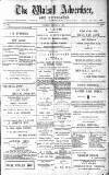 Walsall Advertiser Saturday 21 February 1885 Page 1