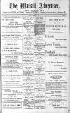 Walsall Advertiser Tuesday 07 April 1885 Page 1