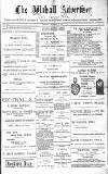 Walsall Advertiser Tuesday 01 December 1885 Page 1