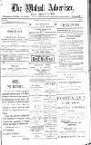 Walsall Advertiser Saturday 09 January 1886 Page 1