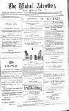 Walsall Advertiser Saturday 16 January 1886 Page 1