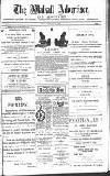Walsall Advertiser Tuesday 09 February 1886 Page 1