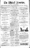 Walsall Advertiser Tuesday 18 May 1886 Page 1