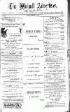 Walsall Advertiser Saturday 02 October 1886 Page 1