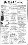 Walsall Advertiser Saturday 16 October 1886 Page 1