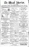 Walsall Advertiser Tuesday 15 January 1889 Page 1