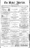 Walsall Advertiser Saturday 26 January 1889 Page 1