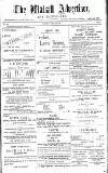 Walsall Advertiser Saturday 22 June 1889 Page 1