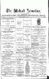 Walsall Advertiser Saturday 08 November 1890 Page 1