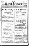 Walsall Advertiser Saturday 15 January 1910 Page 1